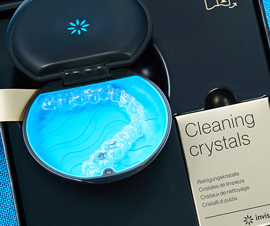 Invisalign on a package