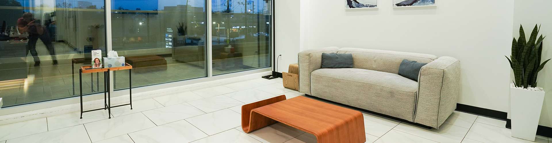 Nu dentistry waiting room.